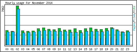 Hourly usage