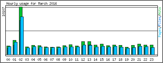 Hourly usage